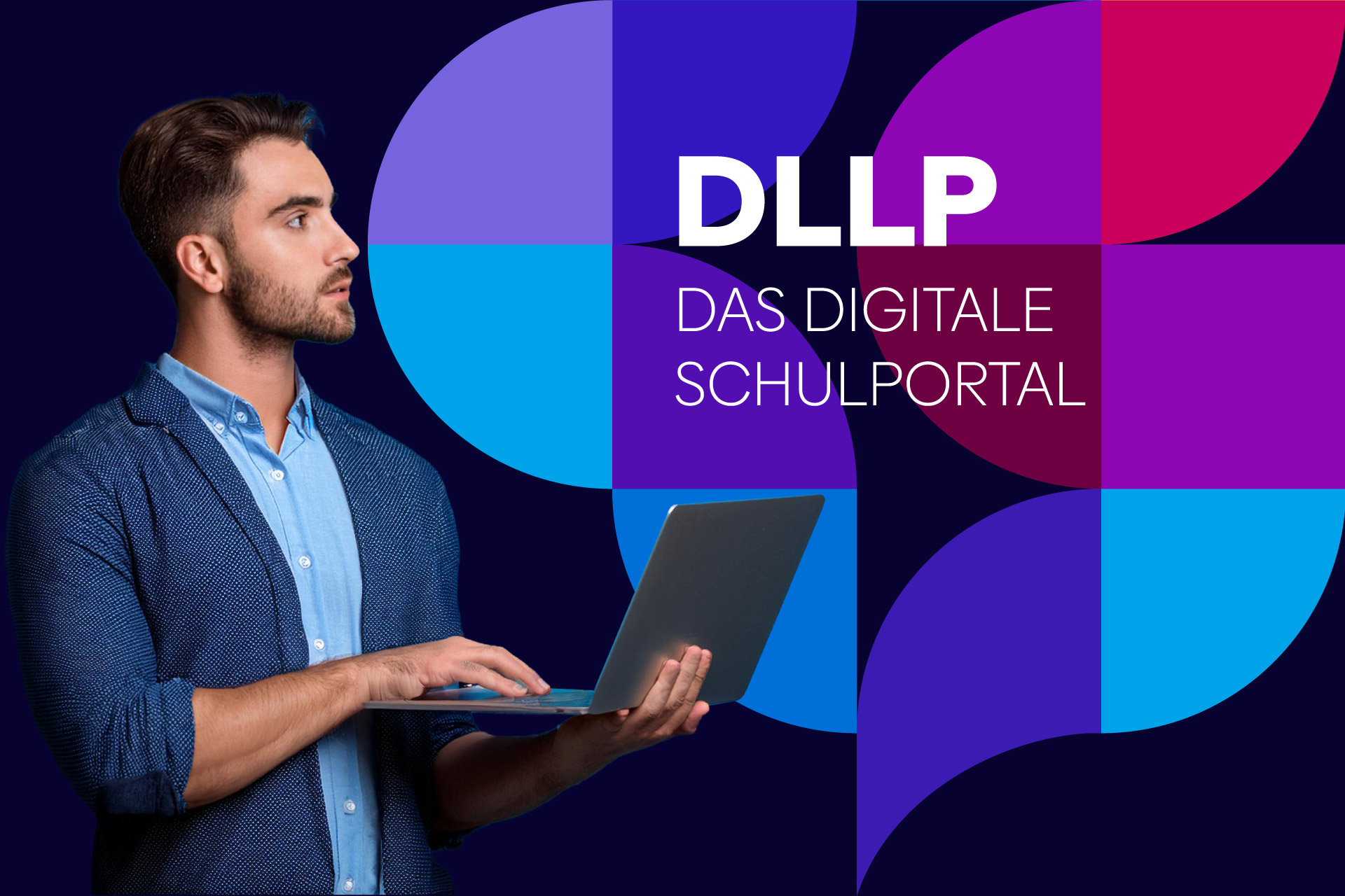 DLLP-CD-mit-Lehrer DLLP Corporate Design mit Testimonial Lehrer 1