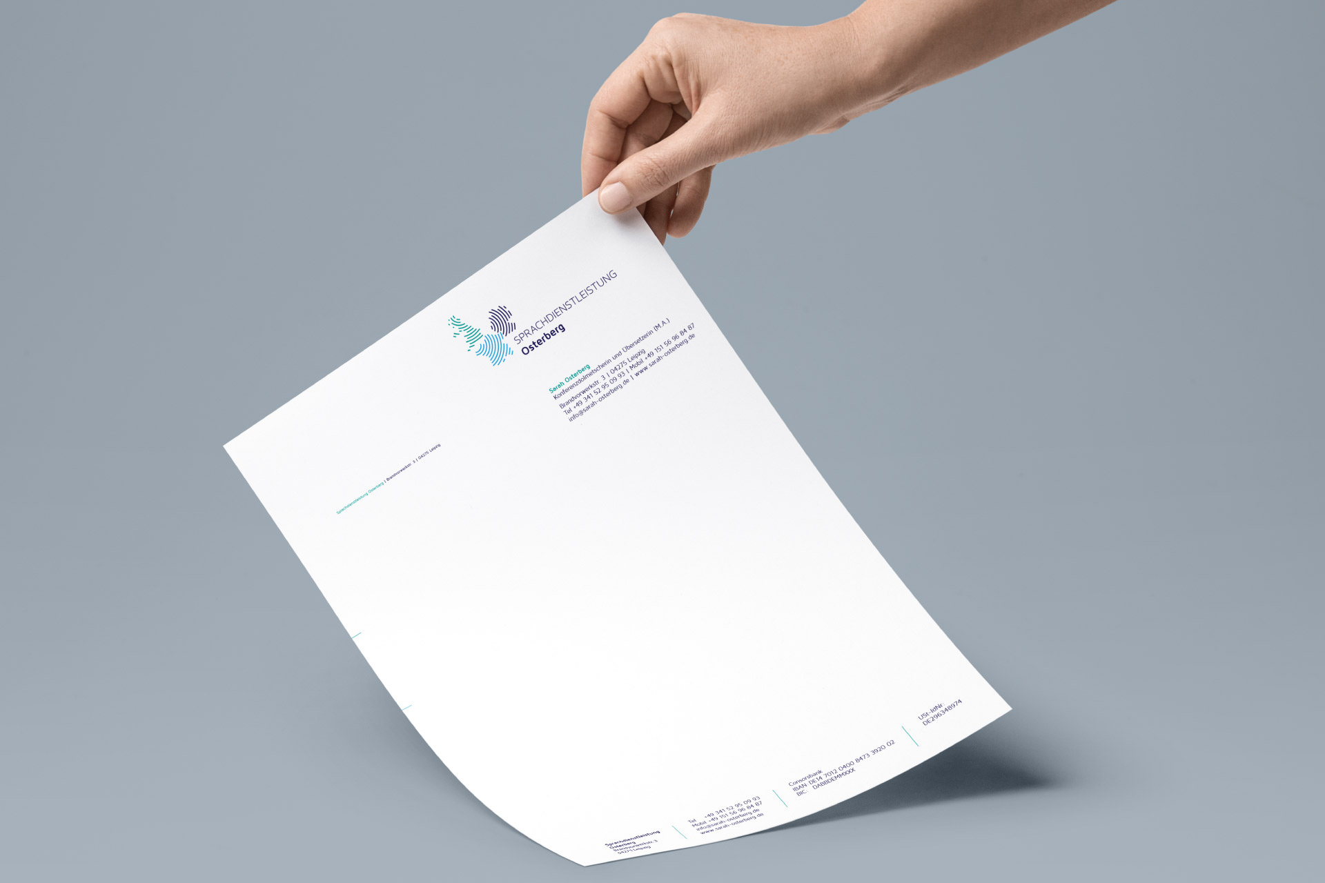 Sprachdienstleistung Osterberg Briefbogen