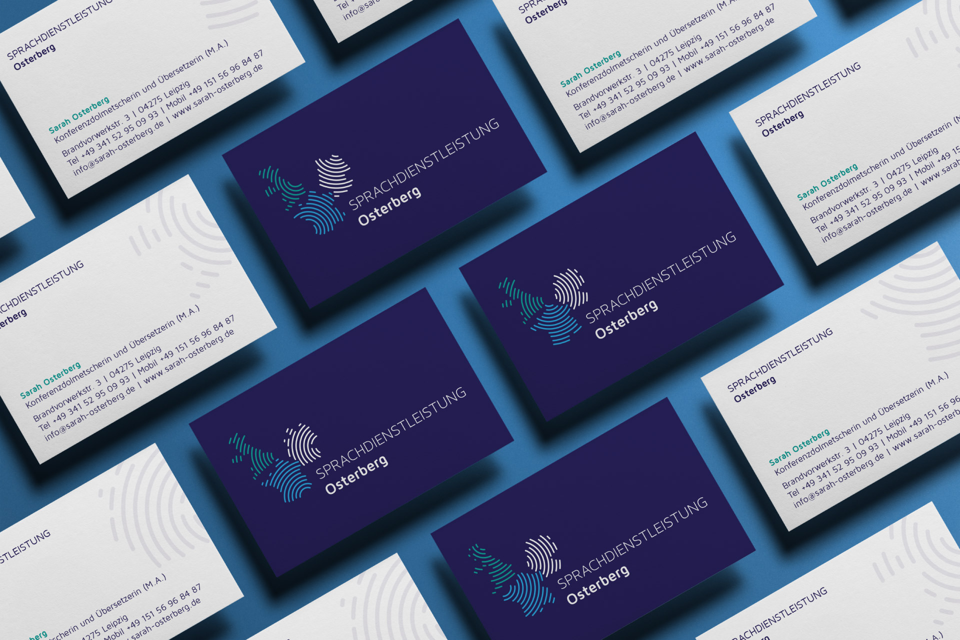 Sprachdienstleistung Osterberg Visitenkarten