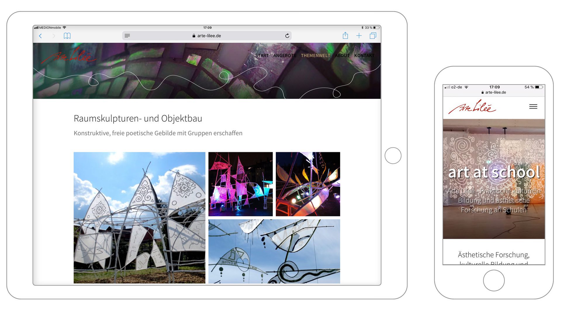 Vicci Lille Leipzig Webdesign Mobil 2