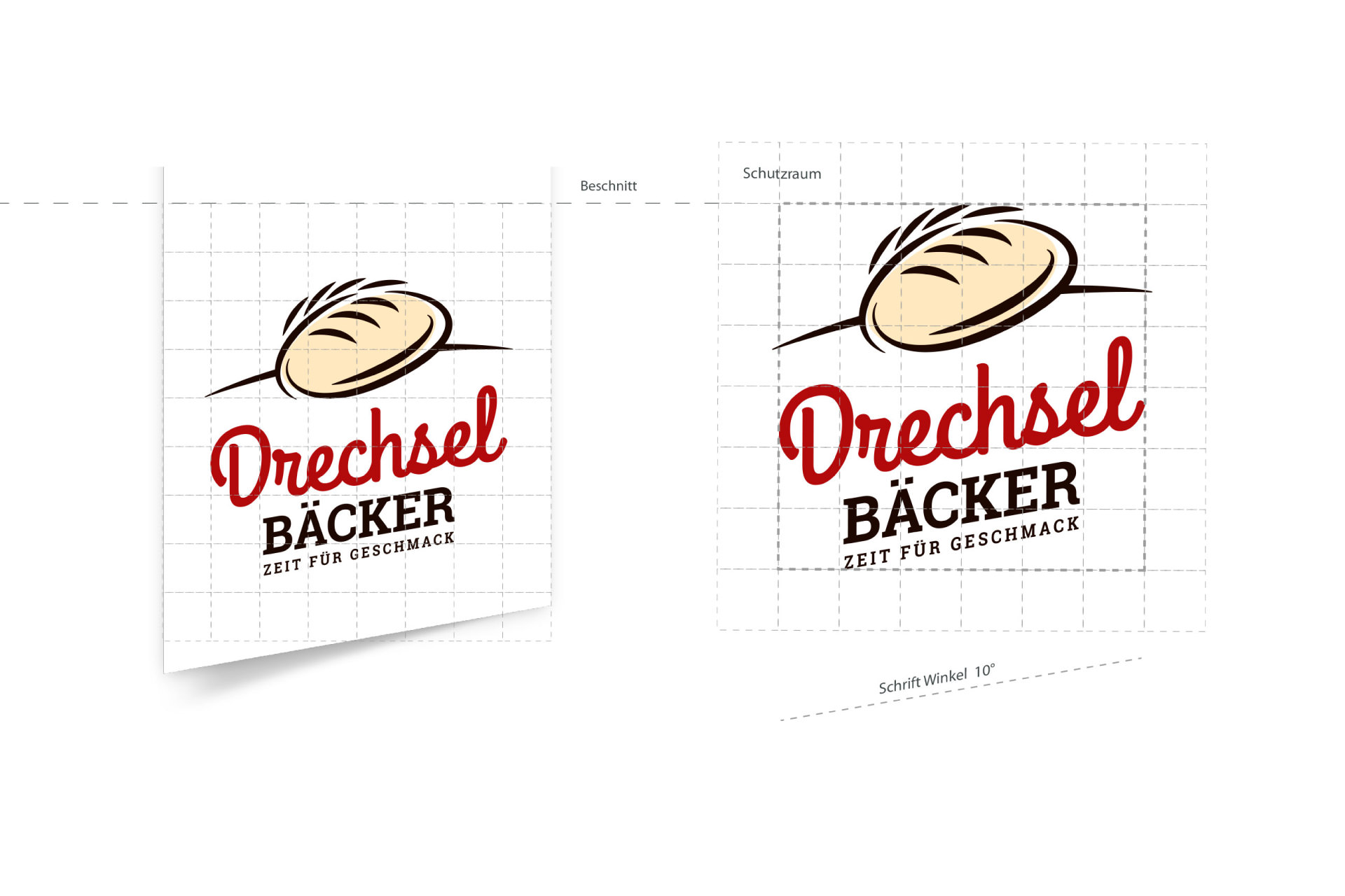 Drechsel Bäcker Logo Geometrie