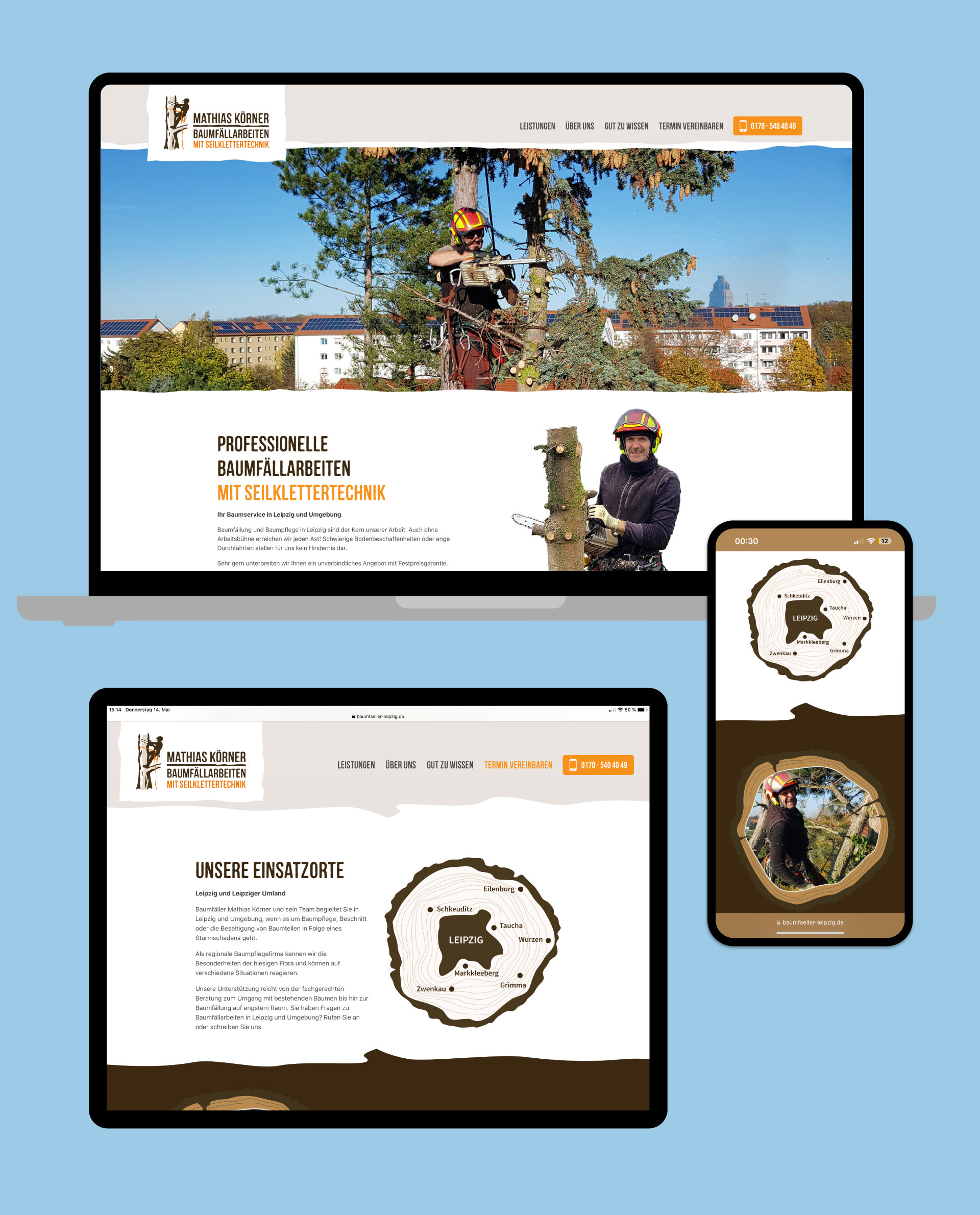 koerner-baumfaellarbeiten-webdesign Mathias Körner Baumfällarbeiten mit Seiltechnik Leipzig Webdesign