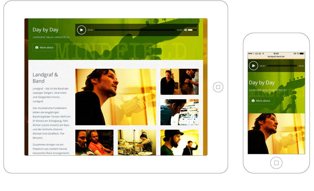 landgraf band web mobile