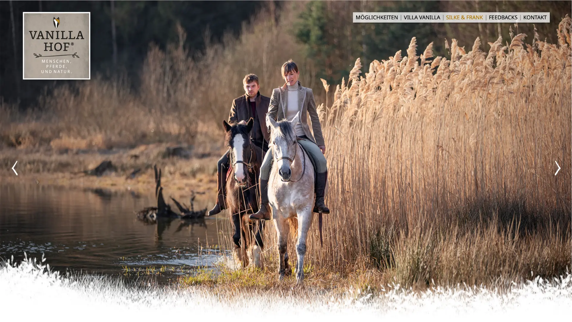 Vanillahof, Retreat- & Ausbildungsort mit Gästevilla, in Wethau, Webdesign